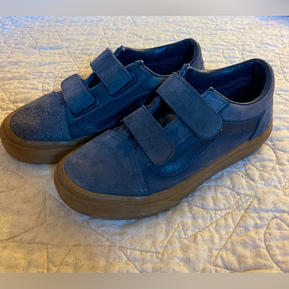 Old Skool Vans Gum Sole Velcro Suede